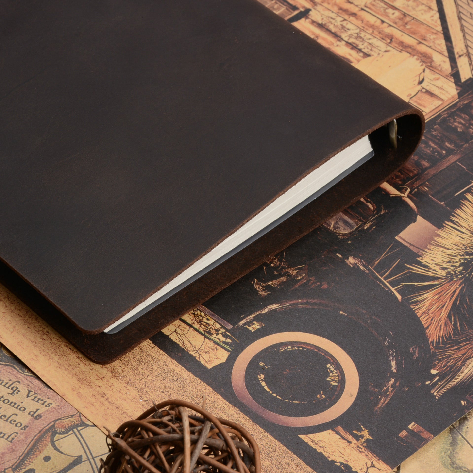 Wholesale Genuine Cowhide A5 Notebook
